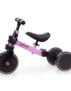 Kidwell Tricicleta pentru copii Pico Pink cu pedale 3 in 1 scaun reglabil pe inaltime reglarea in 3 trepte a distantei dintre ghidon si copil potrivita pentru inaltimea unui copil 90 - 124 cm