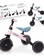 Kidwell Tricicleta pentru copii Pico Spring Flower cu pedale 3 in 1 scaun reglabil pe inaltime reglarea in 3 trepte a distantei dintre ghidon si copil potrivita pentru inaltimea unui copil 90 - 124 cm