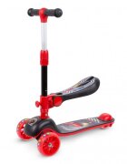 Kidwell Trotineta 2 in 1 cu sezut Rimba Race pliabila roti cu Led ghidon reglabil din aluminiu greutate admisa 50 kg
