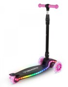 Kidwell Trotineta pentru copii Lumo Pink cu 3 roti platforma si roti Led pliabila reglabila 3+ ani