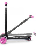 Kidwell Trotineta pentru copii Lumo Pink cu 3 roti platforma si roti Led pliabila reglabila 3+ ani