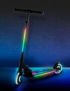 Kidwell Trotineta pentru copii Mido Black 3 in 1 pliabila reglabila cu 2 roti cu iluminare LED incorporata 5 ani+ pana la 100 kg