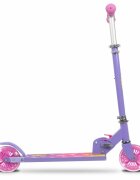 Kidwell Trotineta pentru copii Skipo Butterfly cu 2 roti pliabila roti Led usoara 2 kg 3+ ani pana la 50 kg