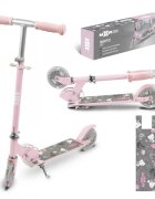 Kidwell Trotineta pentru copii Skipo Cat cu 2 roti pliabila roti Led usoara 2 kg 3+ ani pana la 50 kg