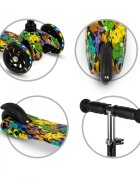 Kidwell Trotineta pentru copii Uno Orbital cu 3 roti ultra usoara 1.8 kg roti Led reglabila 3+ ani