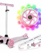Kidwell Trotineta pentru copii Uno Puppy reglabila roti luminoase 3+ ani pana la 25 kg