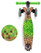 Kidwell Trotineta pentru copii Vento Game pliabila roti cu led ghidon din aluminiu reglabil greutate admisa 50 kg varsta 3 ani+