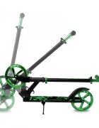 Kidwell Trotineta pliabila Blast Light Green roti mari 200 mm rulmenti ABEC-7 ultra usoara 3.8 kg 100 kg 8+ ani