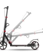 Kidwell Trotineta pliabila WXM RST-A02 frana pe disc roti 200 mm ABEC-9 2 amortizoare pana la 100 kg 6 ani +