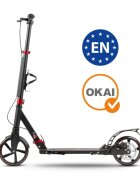 Kidwell Trotineta pliabila WXM RST-A02 frana pe disc roti 200 mm ABEC-9 2 amortizoare pana la 100 kg 6 ani +