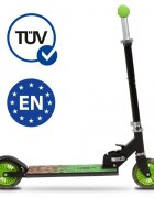 Kidwell Trotineta pliabila WXM Skipo Game cu 2 roti LED pliabila ghidon reglabil din aluminiu greutate suportata 50 kg varsta 3 ani+