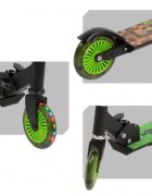 Kidwell Trotineta pliabila WXM Skipo Game cu 2 roti LED pliabila ghidon reglabil din aluminiu greutate suportata 50 kg varsta 3 ani+