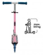 Kidwell Trotineta pliabila WXM Skipo Unicorncu 2 roti LED pliabila ghidon reglabil din aluminiu greutate suportata 50 kg varsta 3 ani+
