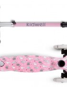 Kidwell Trotineta uno Cats Roz lumini LED ghidon reglabil din aluminiu greutatea admisa 25 kg varsta 3 ani+