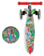 Kidwell Trotineta uno City lumini LED ghidon reglabil din aluminiu greutatea admisa 25 kg varsta 3 ani+