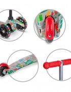 Kidwell Trotineta uno City lumini LED ghidon reglabil din aluminiu greutatea admisa 25 kg varsta 3 ani+