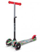 Kidwell Trotineta uno City lumini LED ghidon reglabil din aluminiu greutatea admisa 25 kg varsta 3 ani+