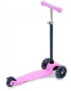 Kidwell Trotineta Uno Violet cu led ghidon din aluminiu reglabil greutate admisa 25 kg varsta 3 ani+
