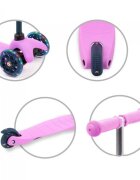 Kidwell Trotineta Uno Violet cu led ghidon din aluminiu reglabil greutate admisa 25 kg varsta 3 ani+