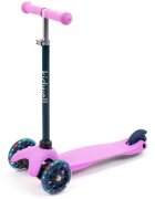 Kidwell Trotineta Uno Violet cu led ghidon din aluminiu reglabil greutate admisa 25 kg varsta 3 ani+