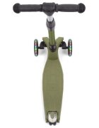 Kidwell Trotineta Vento Khaki pliabila cu suspensie roti cu led ghidon din aluminiu reglabil greutate admisa 50 kg varsta 3 ani+