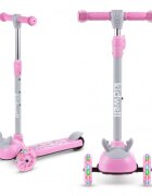 Kidwell Trotineta zoocar Deer lumini LED ghidon reglabil din aluminiu greutate suportata 25 kg varsta 3 ani+