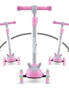 Kidwell Trotineta zoocar Deer lumini LED ghidon reglabil din aluminiu greutate suportata 25 kg varsta 3 ani+