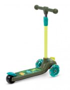 Kidwell Trotineta zoocar Dinosaur lumini LED ghidon reglabil din aluminiu greutate suportata 25 kg varsta 3 ani+