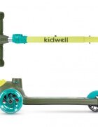 Kidwell Trotineta zoocar Dinosaur lumini LED ghidon reglabil din aluminiu greutate suportata 25 kg varsta 3 ani+