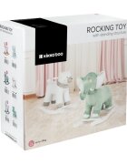 KikkaBoo Balansoar din plus cu baza din lemn Elephant