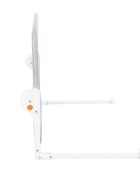 KikkaBoo Bariera de protectie pentru pat copii I am Safe Grey 102 cmrabatabila pentru a permite urcarea sau coborarea copiluluicompatibila cu saltele cu grosime 12-20 cm