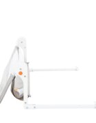 KikkaBoo Bariera de protectie pentru pat copii I am Safe Grey 102 cmrabatabila pentru a permite urcarea sau coborarea copiluluicompatibila cu saltele cu grosime 12-20 cm
