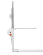 KikkaBoo Bariera de protectie pentru pat copii I am Safe Grey 120 cmfixare stabilarabatabilapotrivita pentru saltele de la 12-20 cmcolturi rotunjitematerial textil de inalta calitate