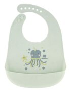 KikkaBoo Baveta cu buzunar din silicon Sea World Octopus