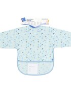 KikkaBoo Baveta impermeabila cu maneci si buzunar Arty Blue Pattern