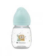KikkaBoo Biberon Savanna Mint 180ml cu gat larg si tetina anti-colici din siliconfara bparecomandat de la nastere