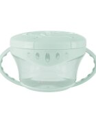KikkaBoo Bol cu manere pentru copii Snack-me-up Mintcapac moale si flexibil cu orificu usor de accesatideal pentru gustari