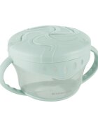 KikkaBoo Bol cu manere pentru copii Snack-me-up Mintcapac moale si flexibil cu orificu usor de accesatideal pentru gustari