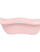KikkaBoo Cadita copii cu termometru digital si reductor anatomic detasabil Lavera Pinkrealizata din plastic rezistent cu margini rotunijitefara BPAmanere pentru mutare usoarasuport sapun si recipient clatire inclus