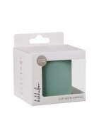 KikkaBoo Cana din silicon penteru beblusi si copii Platinum Sage capacitate 200ml