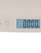 KikkaBoo Cantar digital pentru bebelusi Lyra Beigedesign compact cu afisaj LCD cu lumina alba functie Holdfunctie taraoprire automata dupa 2 minuteprecizie de la 50g pana la 20kgSuprafata concava ergonomica+centimetru