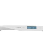 KikkaBoo Cantar digital pentru bebelusi Lyra Whitedesign compact cu afisaj LCD cu lumina alba functie Holdfunctie taraoprire automata dupa 2 minuteprecizie de la 50g pana la 20kgSuprafata concava ergonomica+centimetru