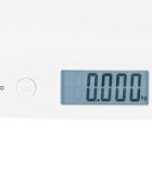 KikkaBoo Cantar digital pentru bebelusi Lyra Whitedesign compact cu afisaj LCD cu lumina alba functie Holdfunctie taraoprire automata dupa 2 minuteprecizie de la 50g pana la 20kgSuprafata concava ergonomica+centimetru