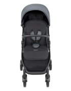 KikkaBoo Carucior copii Alexa Gri deschis cu spatar reglabil 4 pozitiipliere compactapana la 22kgroti eva pivotantebaldachin reglabil cu extensie si viziera