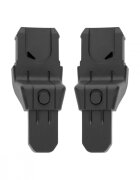 KikkaBoo Carucior copii transformabil 3in1 Darling Black 2024reversibilcadru din aluminiuroti cu suspensiimaner parinte reglabilscaun auto i-Sizegeantasuport paharhusa picioareplasa insecte