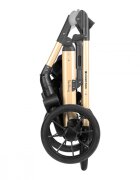 KikkaBoo Carucior copii transformabil 3in1 Darling Black 2024reversibilcadru din aluminiuroti cu suspensiimaner parinte reglabilscaun auto i-Sizegeantasuport paharhusa picioareplasa insecte