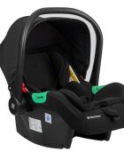 KikkaBoo Carucior copii transformabil 3in1 Darling Black 2024reversibilcadru din aluminiuroti cu suspensiimaner parinte reglabilscaun auto i-Sizegeantasuport paharhusa picioareplasa insecte