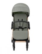 KikkaBoo Carucior sport autofold Eden ArmyGcadru din aluminiu cu vopsea cromatasistem automat de pliere compactaroti pivotante cu suspensiispatar si suport picioare reglabilecapotinarecomandat de la nastere pana la 22kg