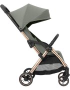 KikkaBoo Carucior sport autofold Eden ArmyGcadru din aluminiu cu vopsea cromatasistem automat de pliere compactaroti pivotante cu suspensiispatar si suport picioare reglabilecapotinarecomandat de la nastere pana la 22kg