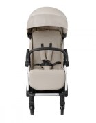KikkaBoo Carucior sport autofold Eden Beigecadru din aluminiu cu vopsea cromatasistem automat de pliere compactaroti pivotante cu suspensiispatar si suport picioare reglabilecapotinarecomandat de la nastere pana la 22kg